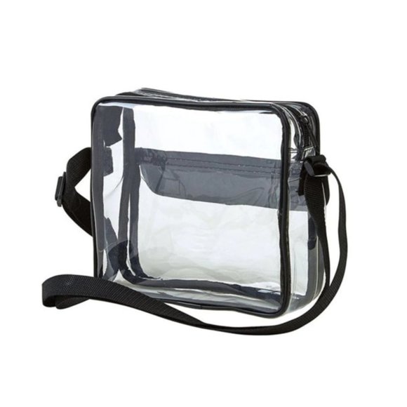 Clear Crossbody SZ LG Satchel Handbag - Events - Waterproof - Unisex - NWT - Picture 3 of 7
